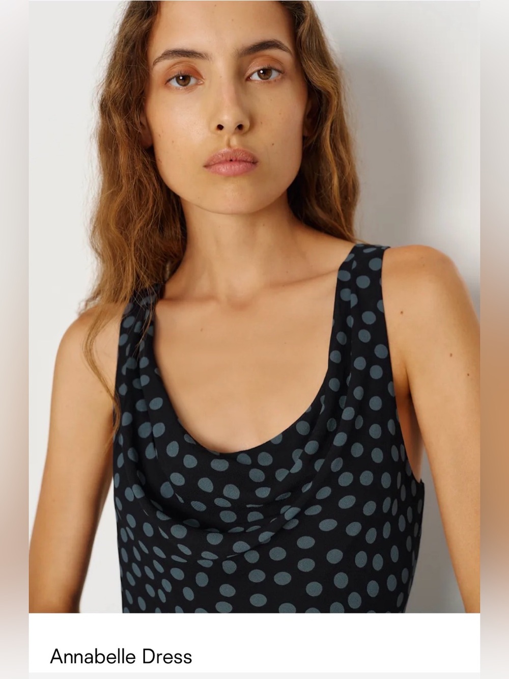 Reformation Annabelle Dress in Cosmic Dot - Picture 3 of 11